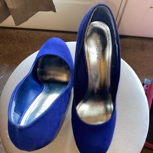 Royal blue heels